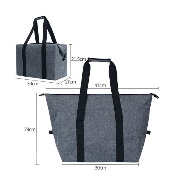 10L Large-Capacity Tote Bag Cooler Bag for Picnics & Grocery