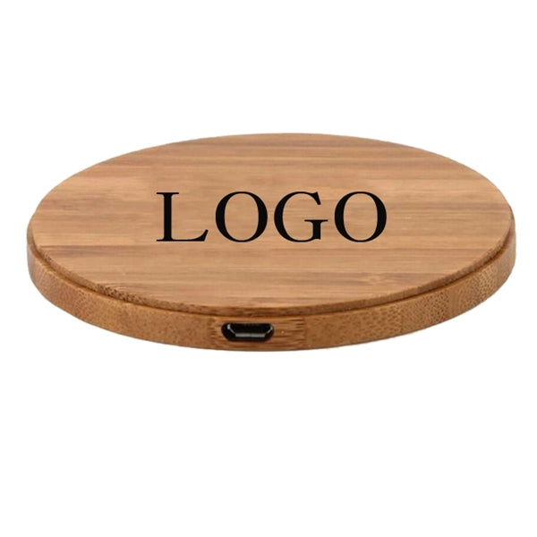 Natural Wood Wireless Charge Pad