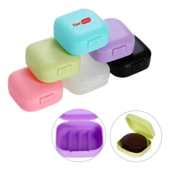 Travel Portable Plastic Soap Dish Container