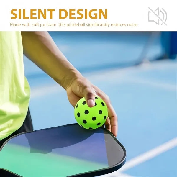 Quiet Foam Pickleball Practice Balls IndoorOutdoor