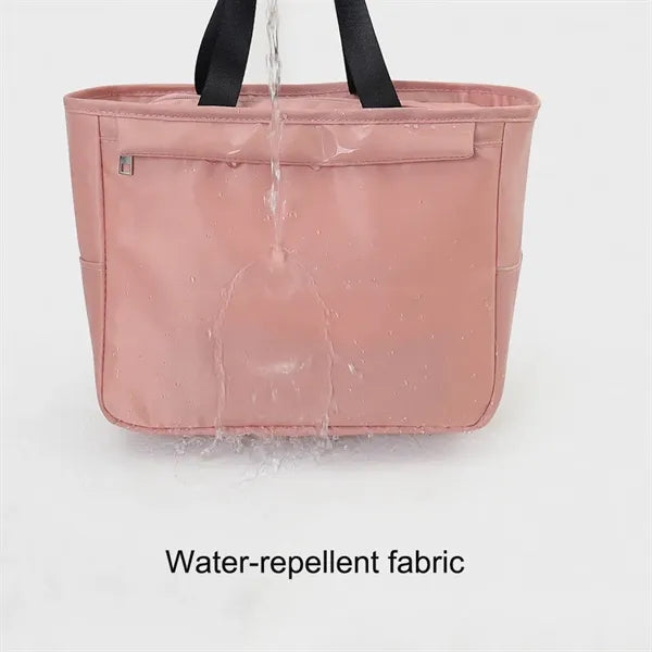 Pink Polyester Lunch Bag Or Cooler Bag