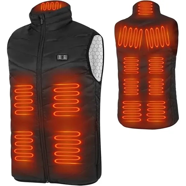 9 Heating Areas Warming Heated Unisex Vest