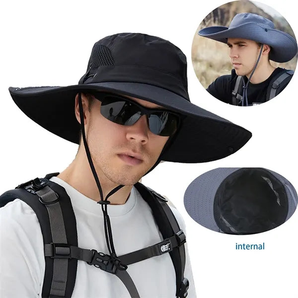 Breathable Wide Brim Bucket Sun Hats