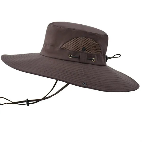 Breathable Wide Brim Bucket Sun Hats