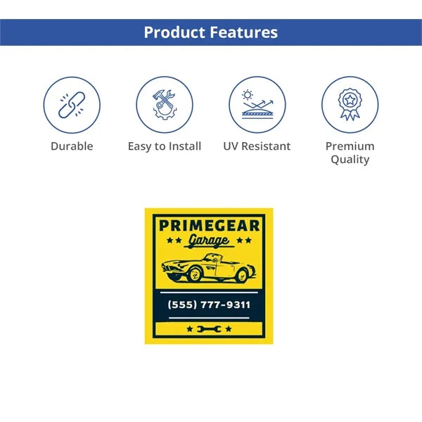 Car Stickers 1' x 1'- Opaque