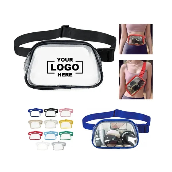 Lightweight Transparent Multi-Purpose PVC Fanny Pack
