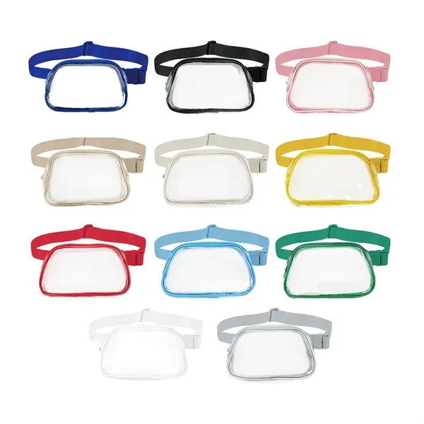 Lightweight Transparent Multi-Purpose PVC Fanny Pack