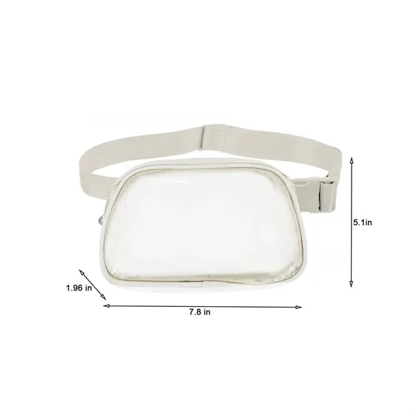 Lightweight Transparent Multi-Purpose PVC Fanny Pack