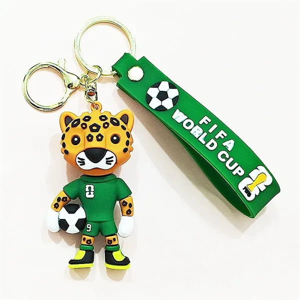 World Cup Mascot Keychain