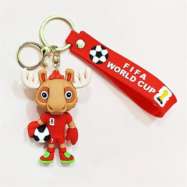 World Cup Mascot Keychain