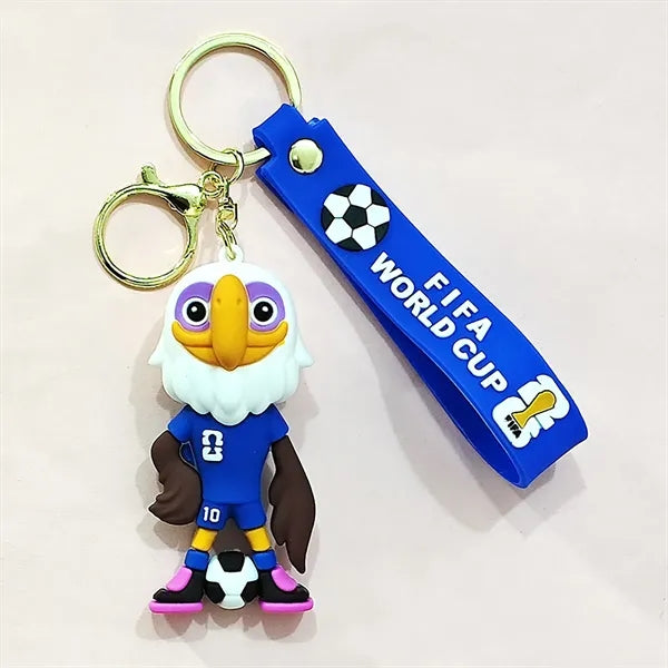 World Cup Mascot Keychain