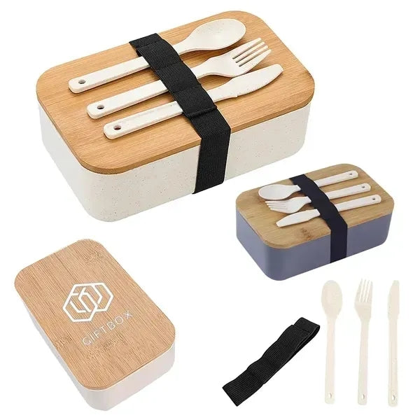 Bento Lunch Box With Bamboo Lid