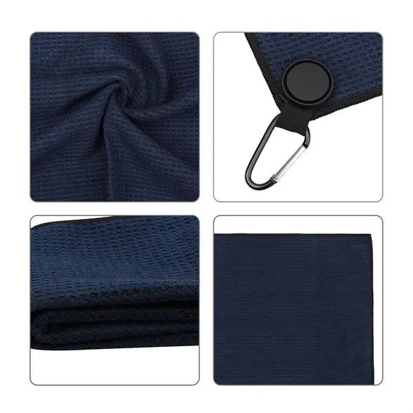 Magnetic Golf Towel With Carabiner Clip