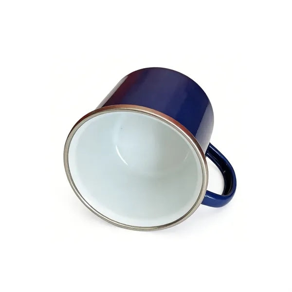 12 OZ Stainless Steel Metal Cup Campfire Enamel Mug
