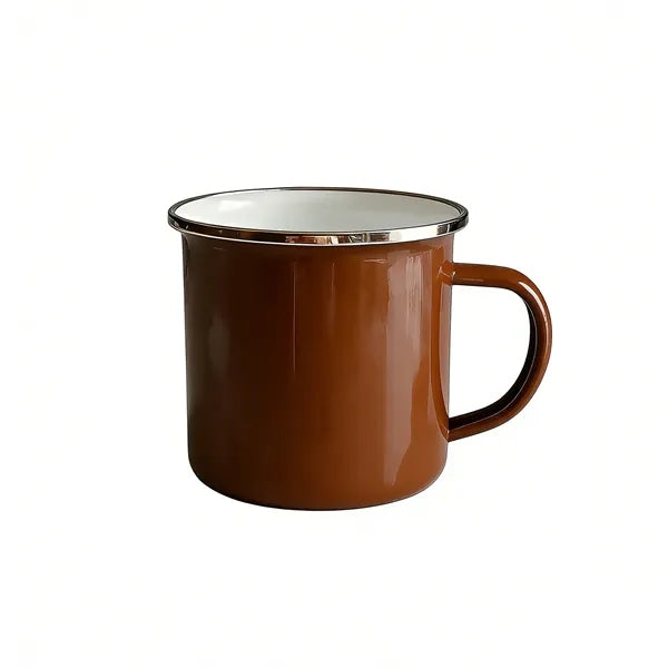 12 OZ Stainless Steel Metal Cup Campfire Enamel Mug