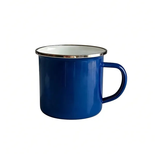 12 OZ Stainless Steel Metal Cup Campfire Enamel Mug