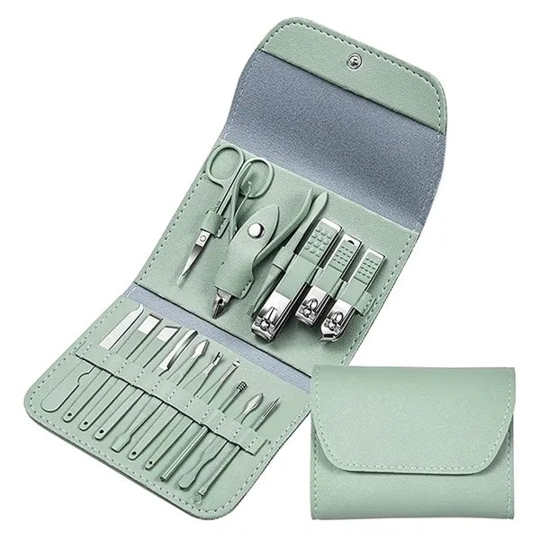 Stainless Steel Nail Clipper Set Folding Bag