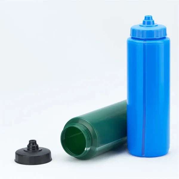34 oz. Large Sports Water Bottle with Push Cap