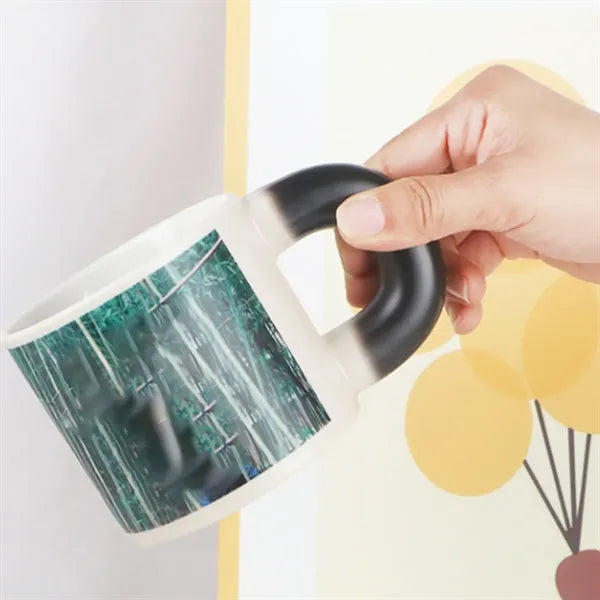 11 oz. Color Changing Ceramic Mug for Custom Logo or Photo