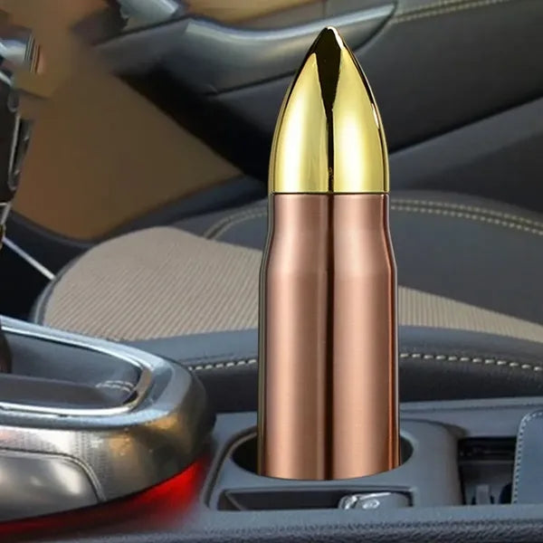 17 oz. Bullet Shaped Stainless Steel Vacuum Bottle