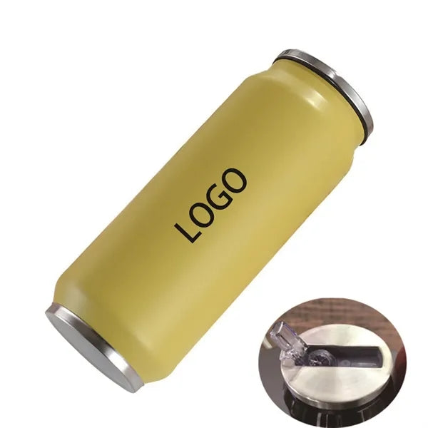 Stainless Steel Pop Can Coke Straw Water Cup
