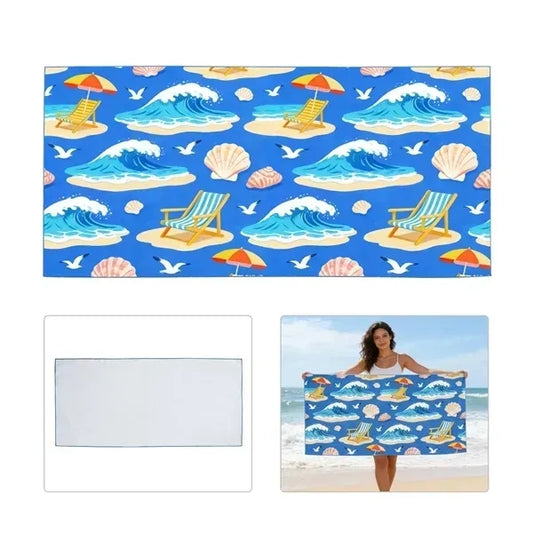 Full Color Microfiber Sandproof Beach Towel