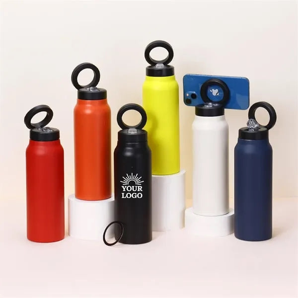 24oz New Bottle with Magnetic Phone Holder