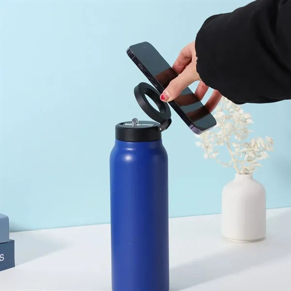 24oz New Bottle with Magnetic Phone Holder