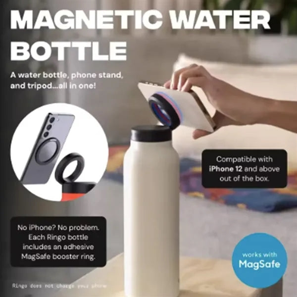 24oz New Bottle with Magnetic Phone Holder
