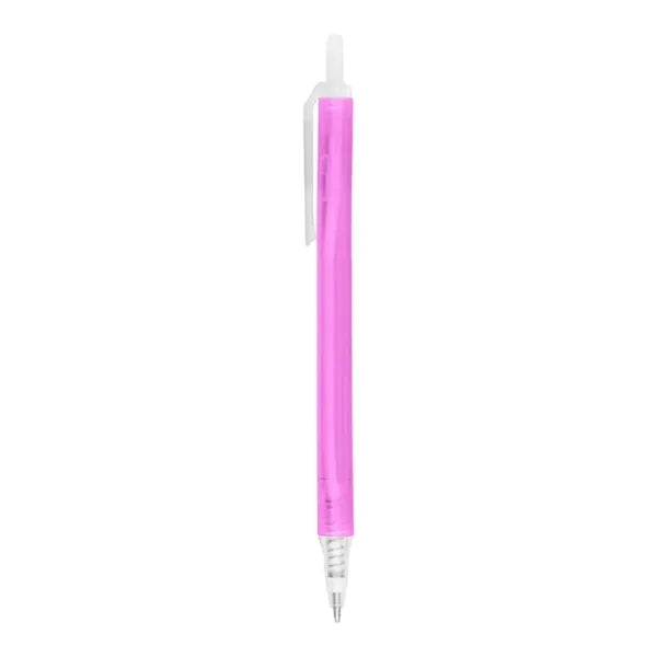 Union Printed - Ellis Frosted Translucent Stick Click Pen