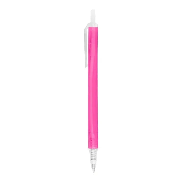 Union Printed - Ellis Frosted Translucent Stick Click Pen