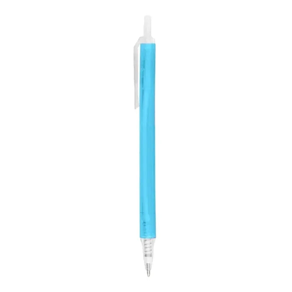 Union Printed - Ellis Frosted Translucent Stick Click Pen