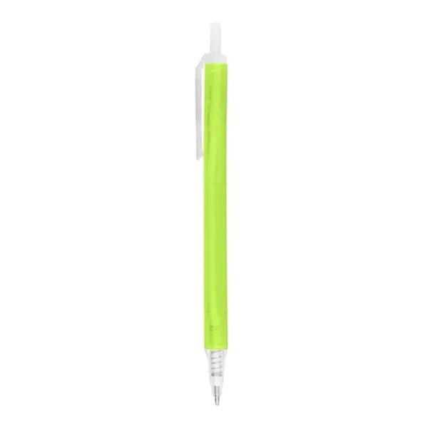 Union Printed - Ellis Frosted Translucent Stick Click Pen