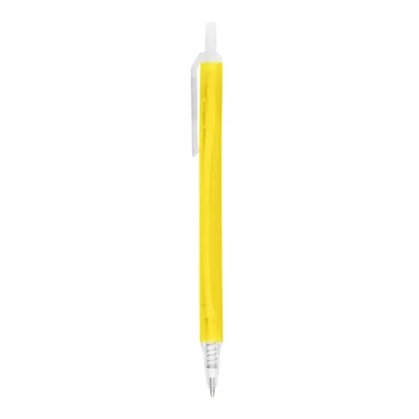 Union Printed - Ellis Frosted Translucent Stick Click Pen