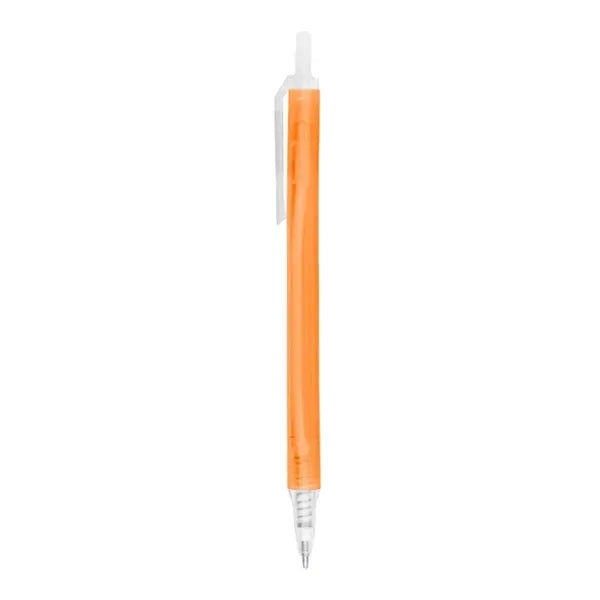 Union Printed - Ellis Frosted Translucent Stick Click Pen