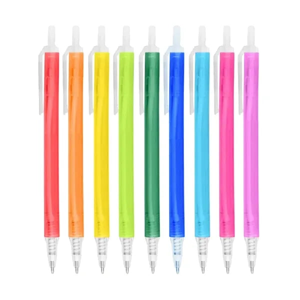 Union Printed - Ellis Frosted Translucent Stick Click Pen