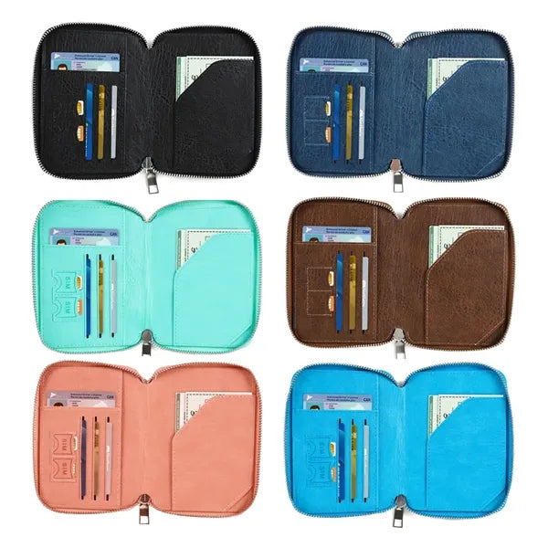 RFID Blocking Passport Holder with Multi Card Slots