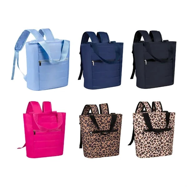 Large Capacity Cooler Bag for 15 Cans with Adjustable Strap