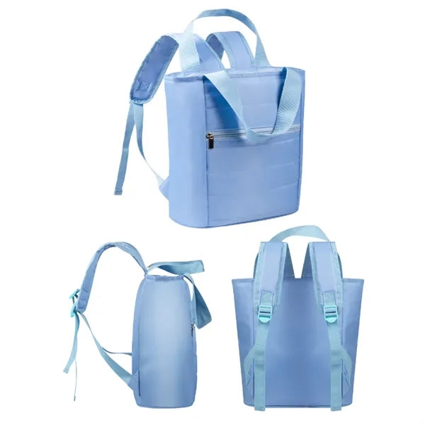 Large Capacity Cooler Bag for 15 Cans with Adjustable Strap