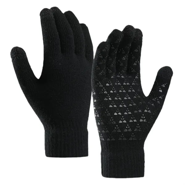 Knitted gloves
