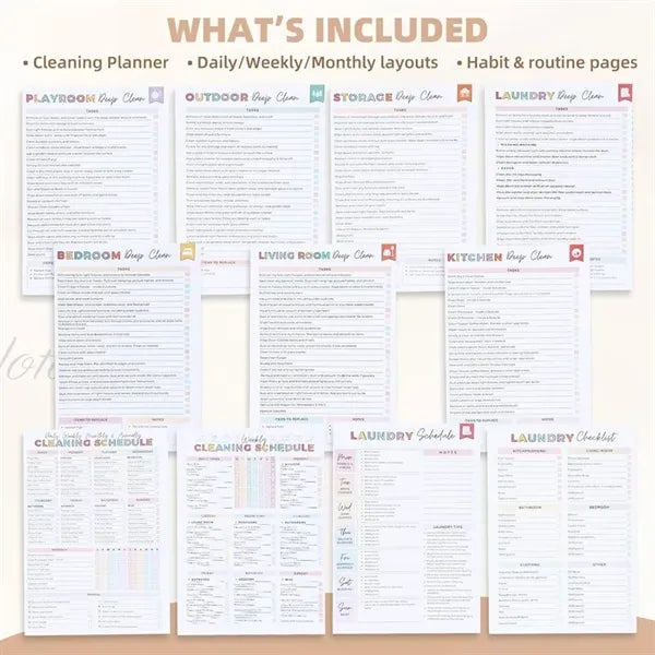 ADHD Cleaning Planner for Adults