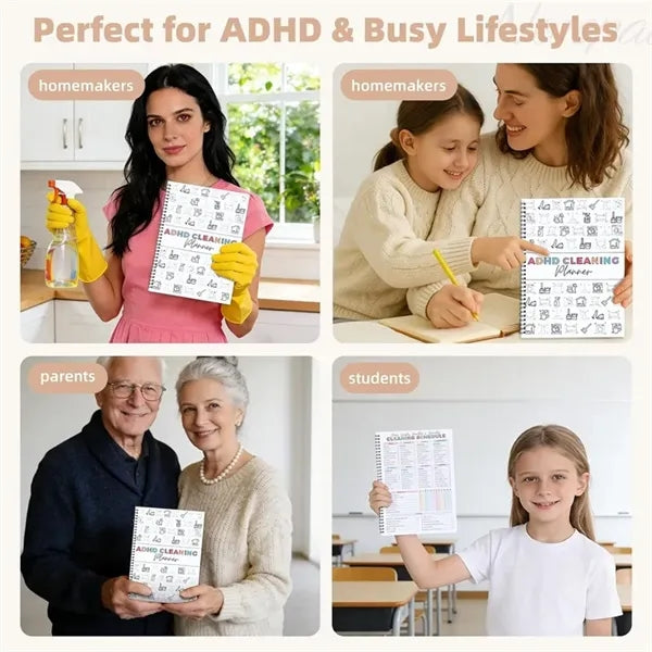 ADHD Cleaning Planner for Adults