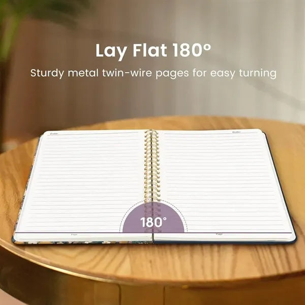 A5 Lined Spiral Journal Notebook for Women