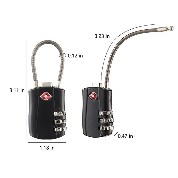 TSA Combination Luggage Padlock