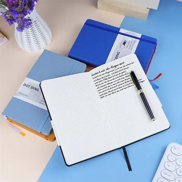 Bullet Dotted Journal Notebook with Inner Pocket