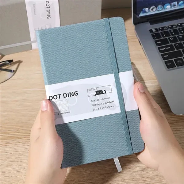 Bullet Dotted Journal Notebook with Inner Pocket