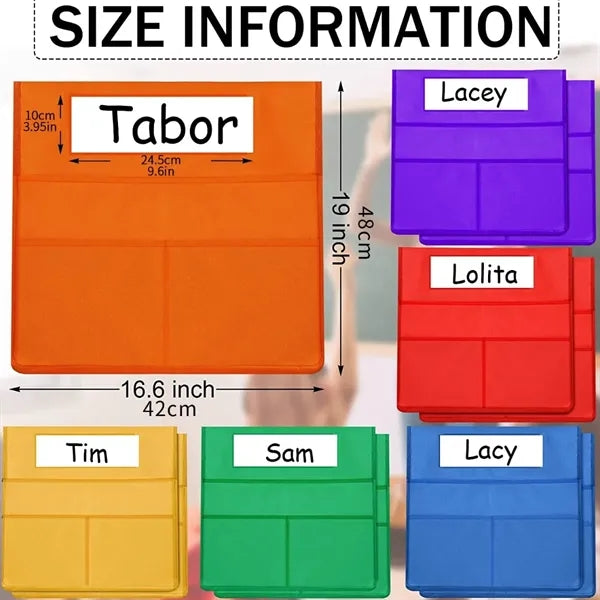 Chairback Buddy Pockets Chart Seat Storage Organizer