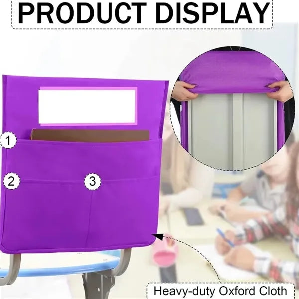 Chairback Buddy Pockets Chart Seat Storage Organizer