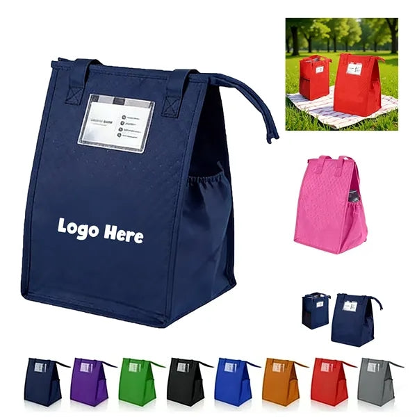 Non Woven Insulated Bag With Side Pouch