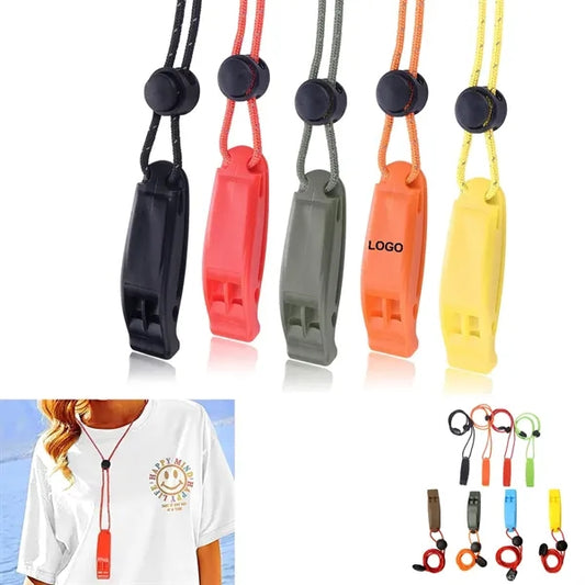 Emergency Whistles with Lanyard Safety Whistle